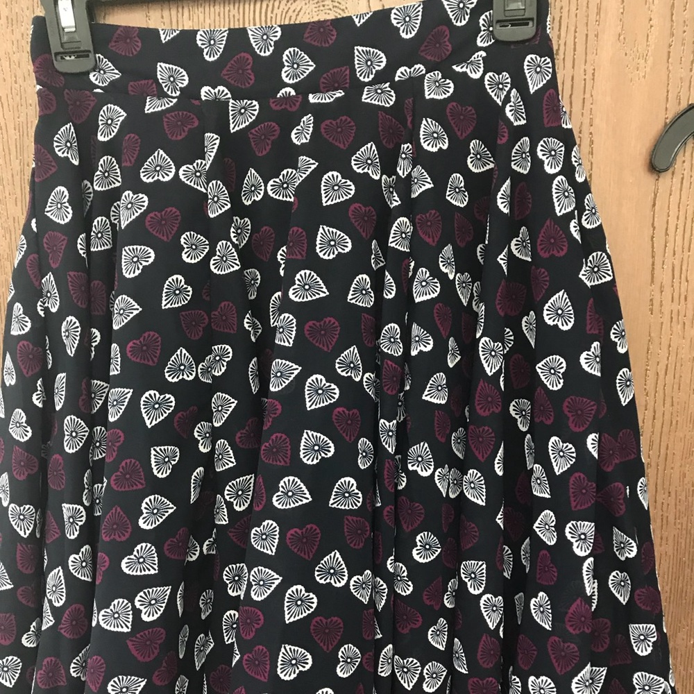Maison Jules Skirt with hearts 💕